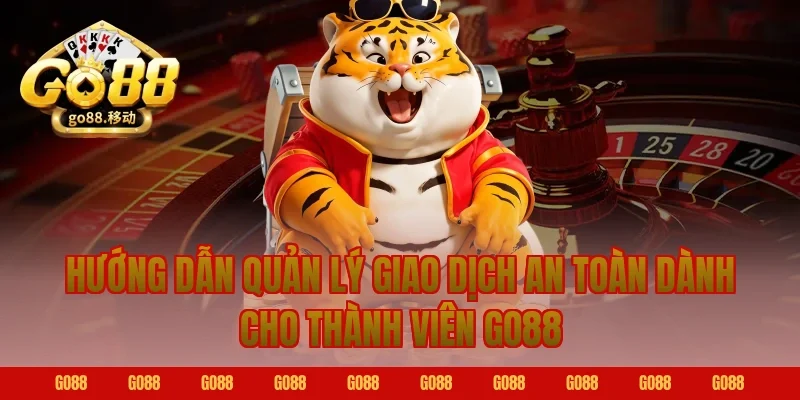 Hướng dẫn quản lý giao dịch an toàn dành cho thành viên GO88